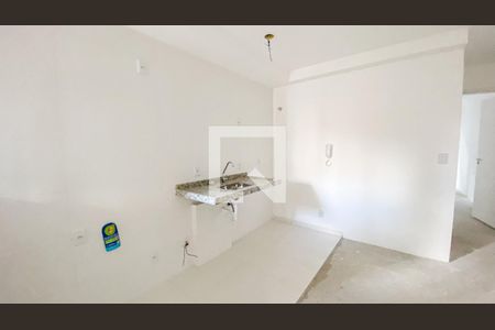 Sala - Sala de Jantar - Cozinha de apartamento à venda com 1 quarto, 41m² em Vila Valparaíso, Santo André