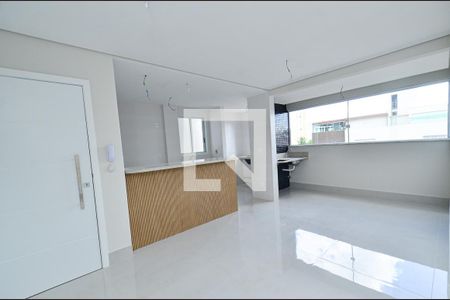 Sala de estar de apartamento à venda com 3 quartos, 79m² em Sagrada Família, Belo Horizonte