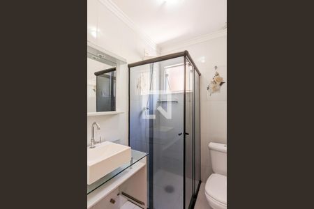 Banheiro de apartamento à venda com 1 quarto, 45m² em Paulicéia, São Bernardo do Campo