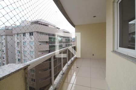 Varanda da Sala de apartamento à venda com 3 quartos, 84m² em Freguesia de Jacarepaguá, Rio de Janeiro