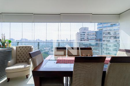 Sala -Varanda de apartamento à venda com 3 quartos, 132m² em Vila Gertrudes, São Paulo