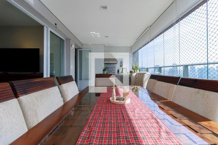 Sala -Varanda de apartamento à venda com 3 quartos, 132m² em Vila Gertrudes, São Paulo