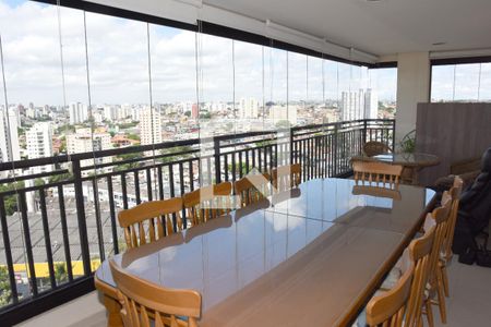 Varanda gourmet de apartamento à venda com 3 quartos, 160m² em Jardim Marajoara, São Paulo