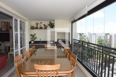 Varanda gourmet de apartamento à venda com 3 quartos, 160m² em Jardim Marajoara, São Paulo