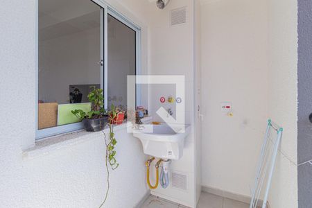 Área de serviço de apartamento para alugar com 1 quarto, 37m² em Presidente Altino, Osasco