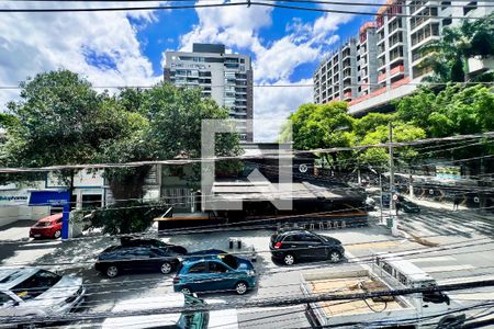 Vista de kitnet/studio para alugar com 1 quarto, 37m² em Indianópolis, São Paulo