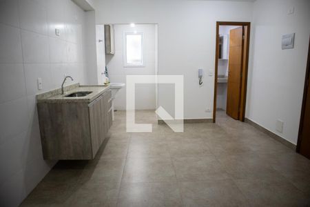 Sala e Cozinha de apartamento para alugar com 1 quarto, 36m² em Vila Leonor, São Paulo