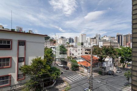Vista da sala de apartamento à venda com 4 quartos, 150m² em São Lucas, Belo Horizonte