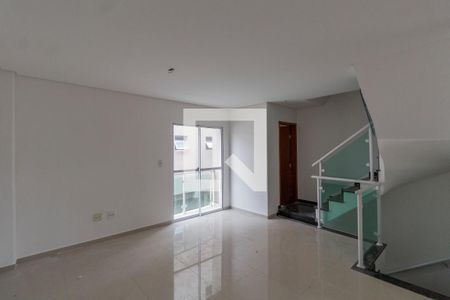 Sala e Cozinha Integrada  de casa de condomínio à venda com 3 quartos, 96m² em Vila Domitila, São Paulo