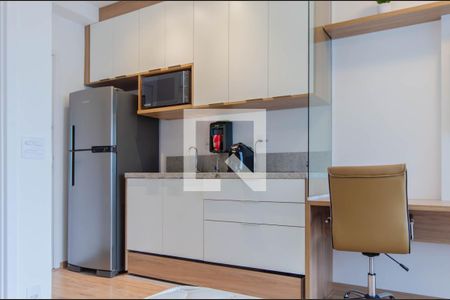 Cozinha de kitnet/studio para alugar com 1 quarto, 28m² em Ipiranga, São Paulo