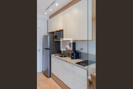 Cozinha de kitnet/studio para alugar com 1 quarto, 28m² em Ipiranga, São Paulo