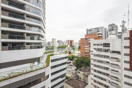 Vista da Varanda de apartamento para alugar com 1 quarto, 31m² em Pinheiros, São Paulo