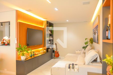 Sala de apartamento à venda com 4 quartos, 190m² em Vila Caminho do Mar, São Bernardo do Campo