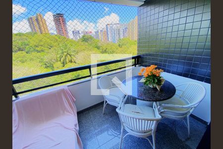 Varanda da Sala de apartamento para alugar com 4 quartos, 140m² em Pituba, Salvador
