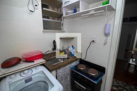 Cozinha de kitnet/studio à venda com 1 quarto, 32m² em Centro, Rio de Janeiro