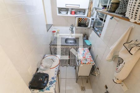 Cozinha de kitnet/studio à venda com 1 quarto, 24m² em Botafogo, Rio de Janeiro