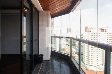 Varanda Sala  de apartamento à venda com 4 quartos, 162m² em Vila Gomes Cardim, São Paulo