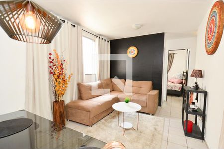 Sala de apartamento à venda com 3 quartos, 67m² em Silveira, Belo Horizonte