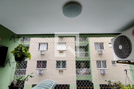 varanda de apartamento à venda com 3 quartos, 66m² em Taquara, Rio de Janeiro