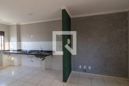 Sala/Cozinha de apartamento para alugar com 2 quartos, 43m² em Jardim Doutor Paulo Gomes Romeo, Ribeirão Preto