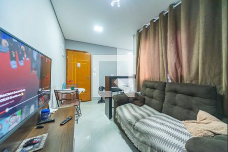 Sala de apartamento à venda com 2 quartos, 79m² em Vila Helena, Santo André