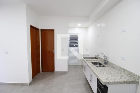 Sala / Cozinha de apartamento para alugar com 1 quarto, 30m² em Carandiru, São Paulo