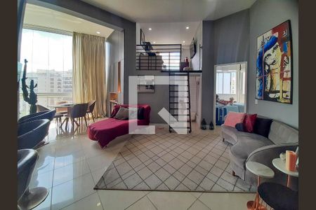 Sala de apartamento para alugar com 2 quartos, 77m² em Barra da Tijuca, Rio de Janeiro