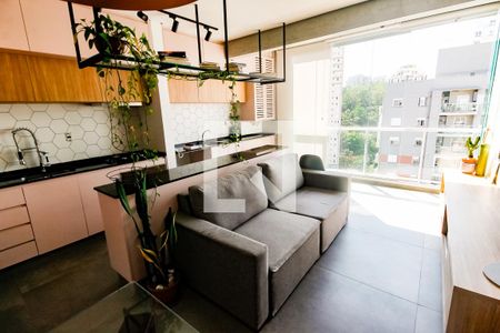 Sala de apartamento para alugar com 1 quarto, 39m² em Vila Andrade, São Paulo