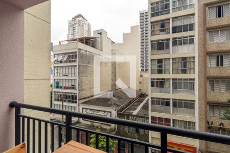 Varanda do Studio de kitnet/studio para alugar com 1 quarto, 23m² em Vila Buarque, São Paulo