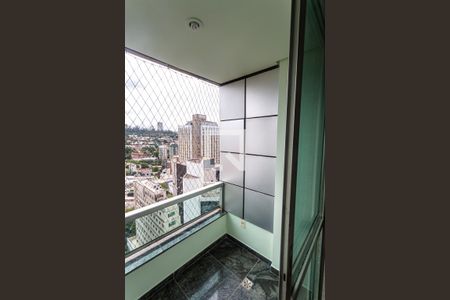 Varanda da Sala de apartamento para alugar com 1 quarto, 50m² em Lourdes, Belo Horizonte