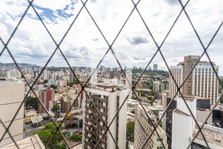 Vista da Varanda da Sala de apartamento para alugar com 1 quarto, 50m² em Lourdes, Belo Horizonte