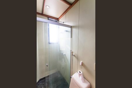 Banheiro Social de apartamento para alugar com 1 quarto, 50m² em Lourdes, Belo Horizonte