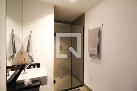 Studio para alugar com 24m², 1 quarto e sem vaga Studio para alugar com 24m², 1 quarto e sem vagaBanheiro