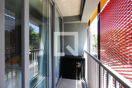 Studio para alugar com 24m², 1 quarto e sem vaga Studio para alugar com 24m², 1 quarto e sem vagaVaranda