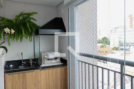 Varanda Gourmet de apartamento à venda com 2 quartos, 63m² em Centro, São Caetano do Sul