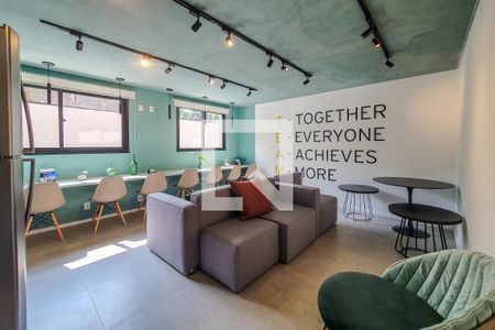 Studio para alugar com 24m², 1 quarto e sem vaga Studio para alugar com 24m², 1 quarto e sem vagacoworking