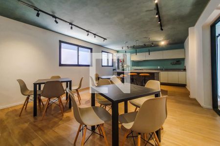 Studio para alugar com 24m², 1 quarto e sem vaga Studio para alugar com 24m², 1 quarto e sem vagaSalão de Festas