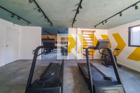 Studio para alugar com 24m², 1 quarto e sem vaga Studio para alugar com 24m², 1 quarto e sem vagaAcademia