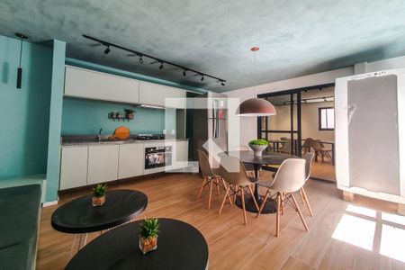 Studio para alugar com 24m², 1 quarto e sem vaga Studio para alugar com 24m², 1 quarto e sem vagaSalão de Festas