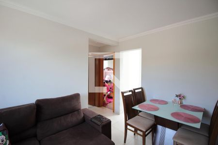 Sala de apartamento à venda com 2 quartos, 52m² em São Salvador, Belo Horizonte