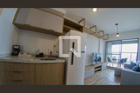 Cozinha de kitnet/studio para alugar com 1 quarto, 39m² em Butantã, São Paulo