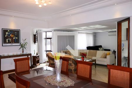 Sala de Jantar/Sala de Estar de apartamento à venda com 3 quartos, 296m² em Santa Maria, São Caetano do Sul