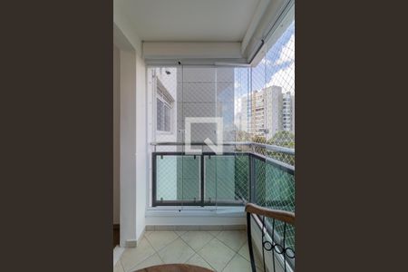 Varanda da Sala de apartamento à venda com 2 quartos, 51m² em Vila Andrade, São Paulo