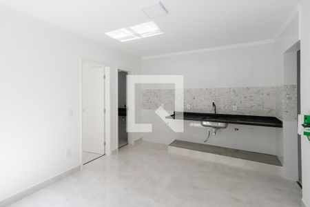 Sala e Cozinha de apartamento à venda com 1 quarto, 30m² em Santana, São Paulo