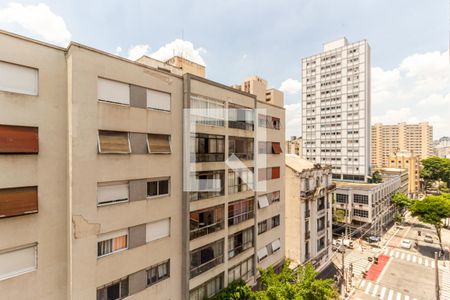 Sala - Vista de apartamento à venda com 1 quarto, 42m² em Santa Cecilia, São Paulo