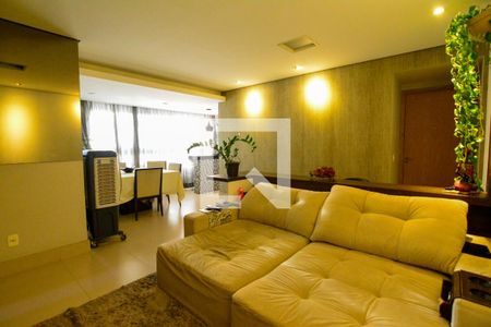 Sala de apartamento para alugar com 3 quartos, 90m² em Grajaú, Belo Horizonte