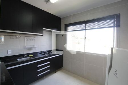 Cozinha de kitnet/studio para alugar com 1 quarto, 35m² em Jardim Patricia, Uberlândia