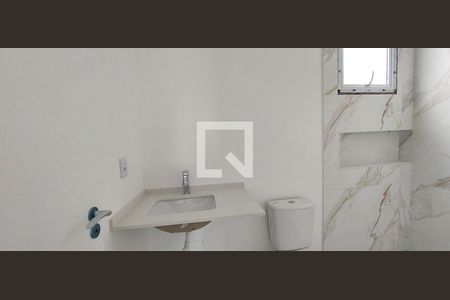 Banheiro Quarto 1 suíte de casa à venda com 4 quartos, 164m² em Vila Floresta, Santo André