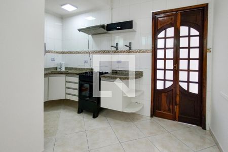 Cozinha de kitnet/studio para alugar com 1 quarto, 30m² em Boqueirão, Praia Grande