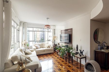Sala de apartamento à venda com 3 quartos, 142m² em Higienópolis, São Paulo